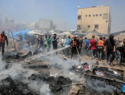 Serangan Udara Israel Tewaskan Puluhan Warga Sipil